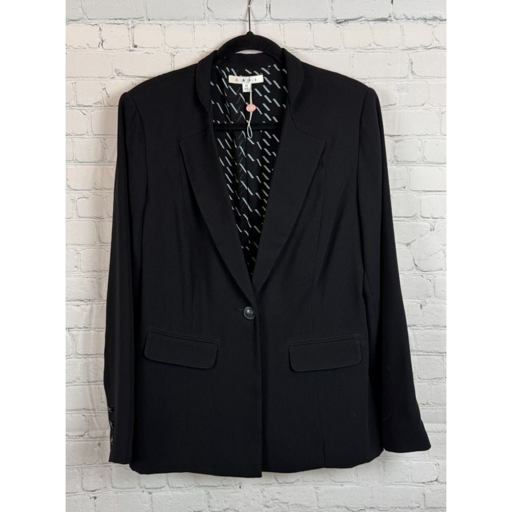 CABI black classic jacket blazer size 10 NWT
